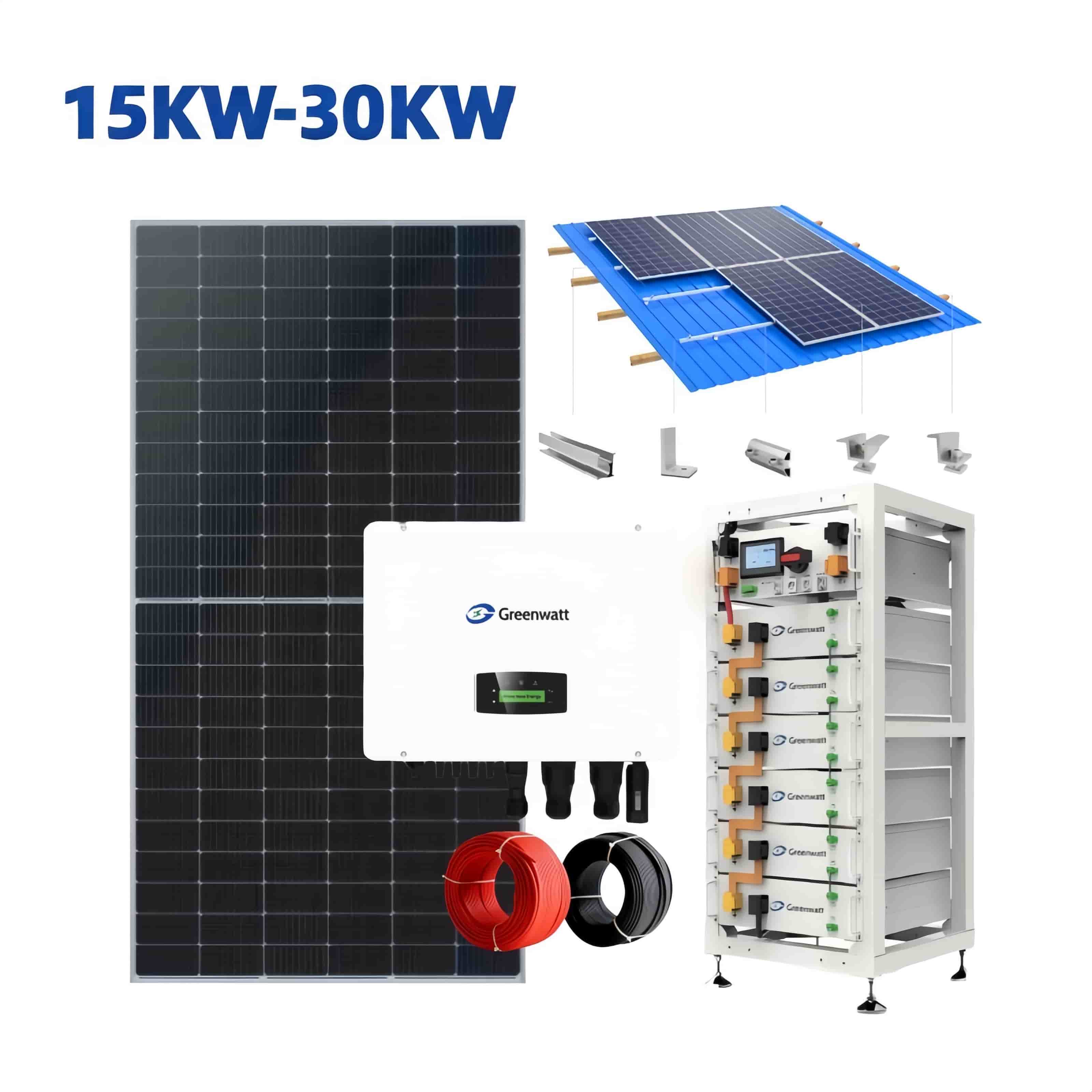 30kw hybrid solar system