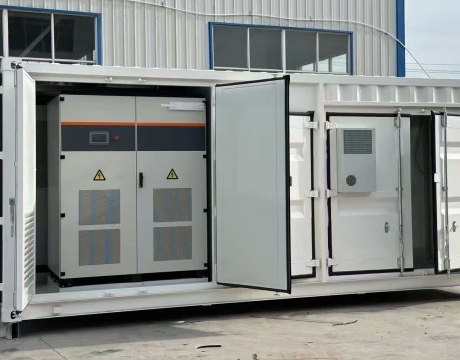 Sistema de almacenamiento de energía Greenwatt en contenedor de 20 pies con inversor de 500 kW y batería de 1 MWH